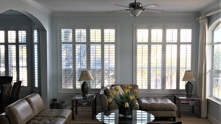 Houston great room shutters